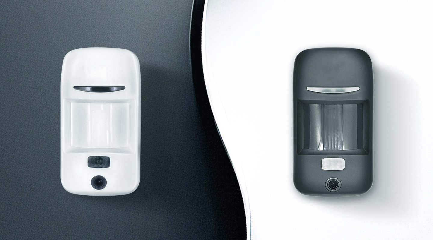 Your space, your style, your security — choose black or white U-PROX PIR Cam